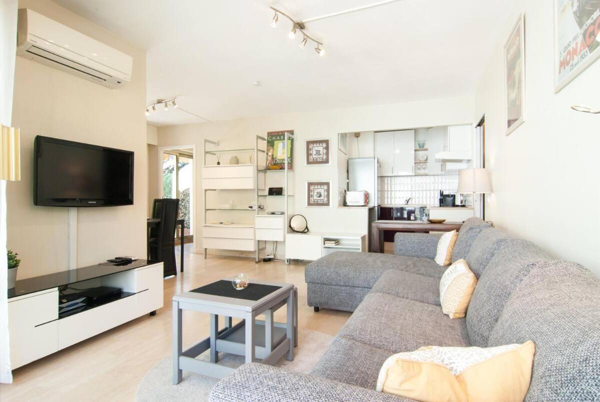 Elegant Apt W/2 Terraces/Mins To Beach & Shops Antibes Extérieur photo