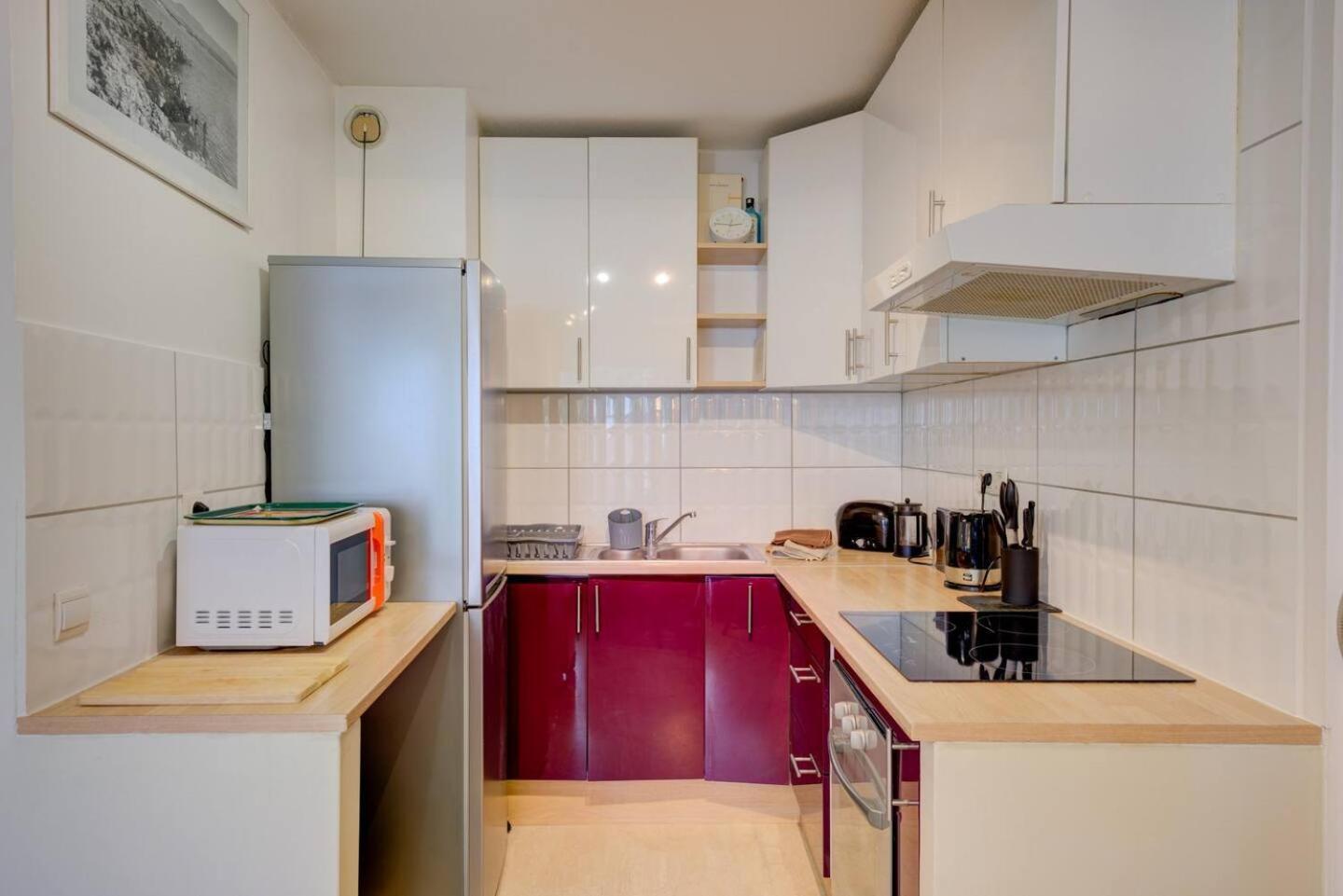 Elegant Apt W/2 Terraces/Mins To Beach & Shops Antibes Extérieur photo